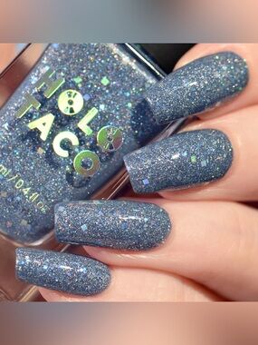 Holo taco crystal skies retired nail polish